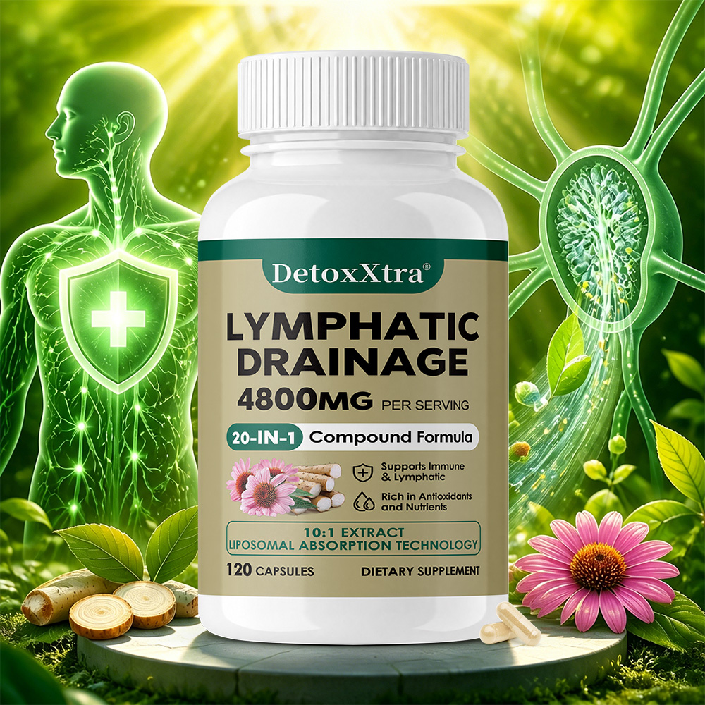 Echinacea - Lymfatische Reinigingssupplement - Ondersteunt lymfatische reiniging,