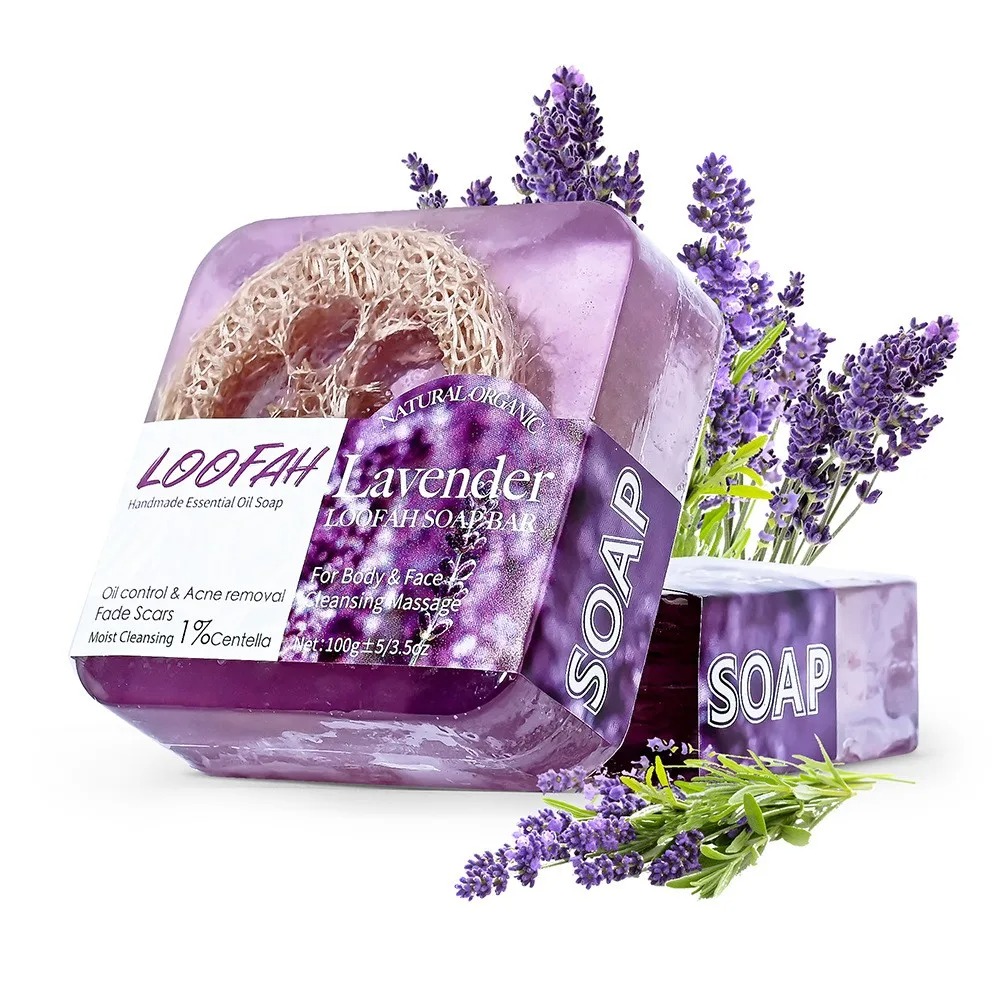 Lavender Oil - 100g Biologische Lavendelolie Zeep, voor het