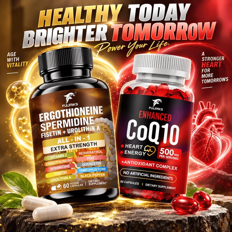 Turmeric - All-in-one supplement met CoQ10, ergothioneïne en