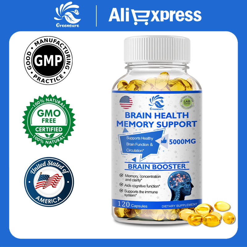 Ginger Tea - Hersencapsules met Ginkgo Biloba B6, geheugen,