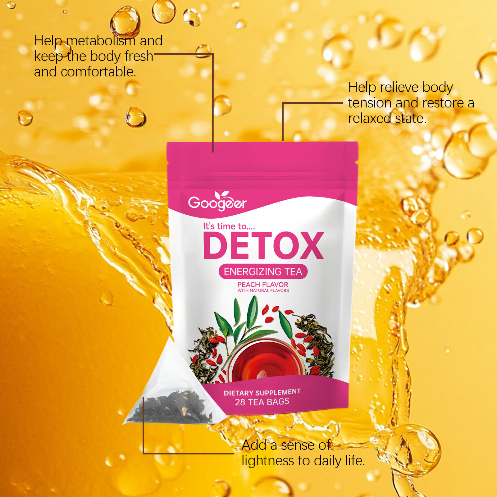 Detox Cleanse Tea - Lichaamsbe - Herbal Tea recensie en prijs