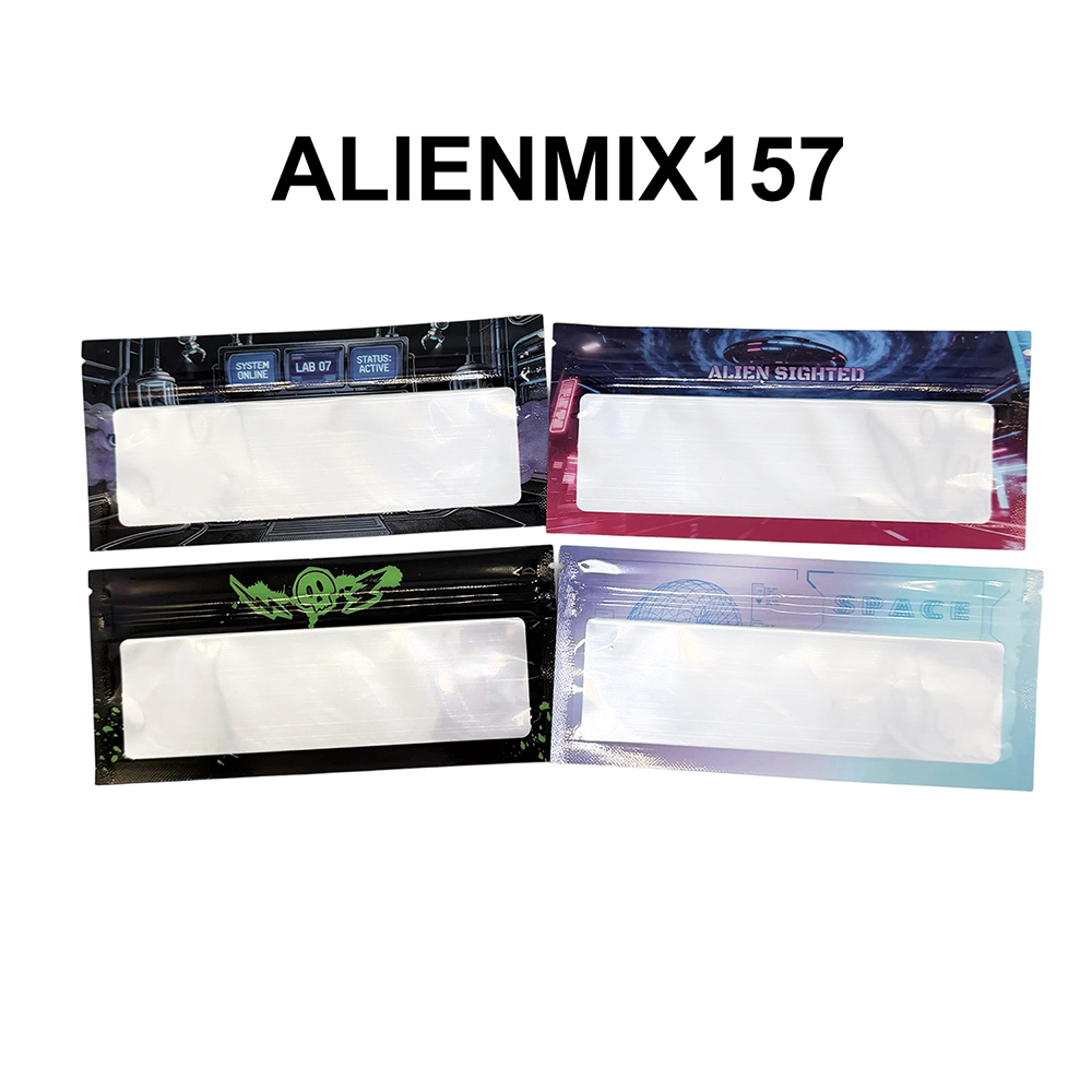 1g Alien Graffiti Mylar zakjes - Dried Herbs recensie en prijs