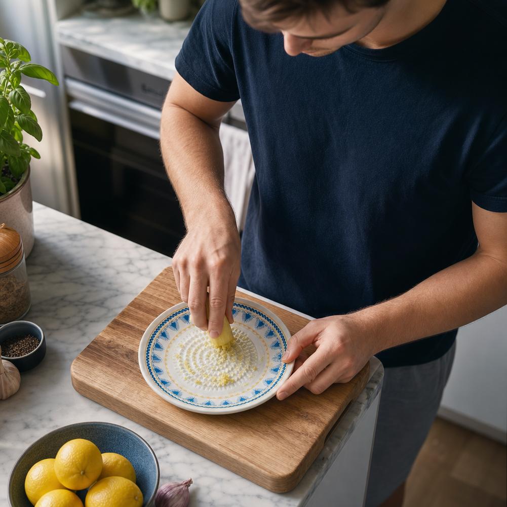 Keramische knoflookraspplaat,  - Turmeric recensie en prijs