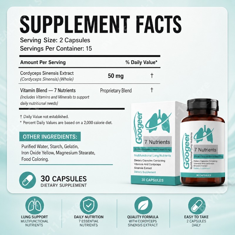 Cordyceps Sinensis Extract Cap - Herbal Supplement recensie en prijs