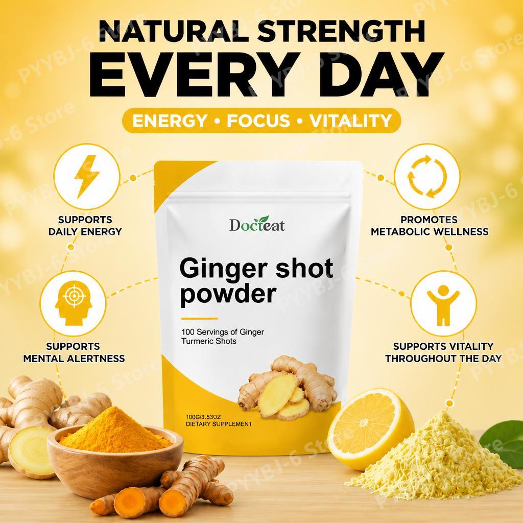 Docteat Gember Shot Poeder Vit - Ginger Tea recensie en prijs