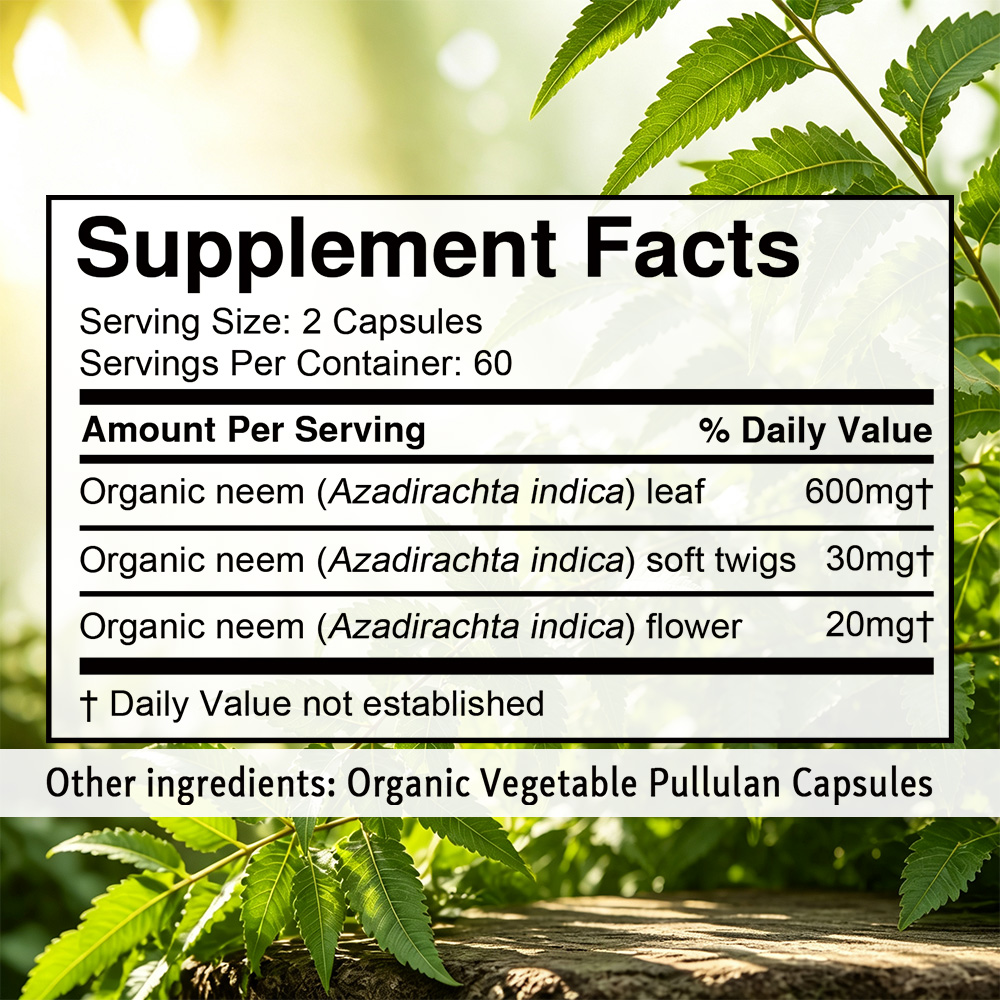 Neembladcapsules - Kruidensupp - Herbal Supplement recensie en prijs