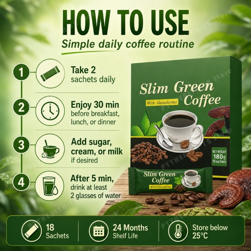 Slim Green Coffee Ganoderma Gr - Chamomile Tea recensie en prijs