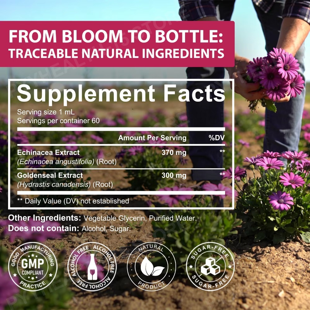 Echinacea Goldenseal, vloeibar - Echinacea recensie en prijs